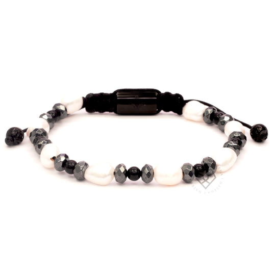 Pearl & Onyx Bracelet