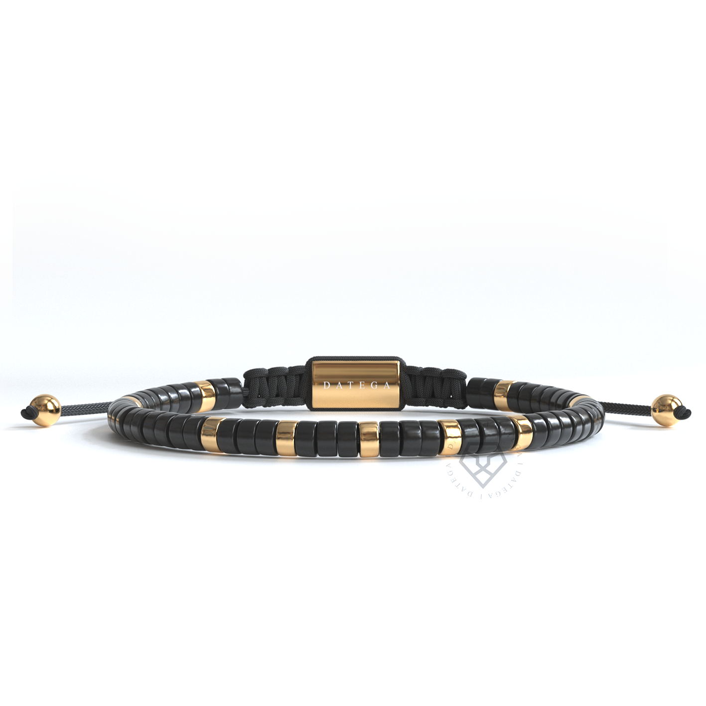 Onyx & Yellow Gold Capri Bracelet