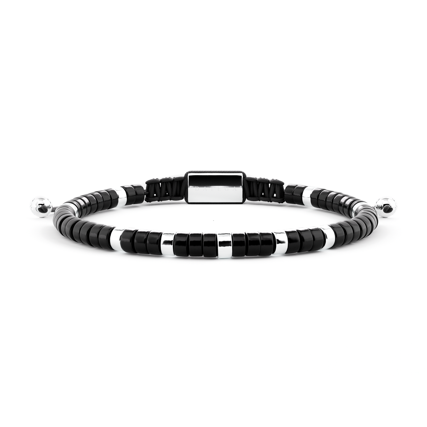 Onyx & White Gold Capri Bracelet