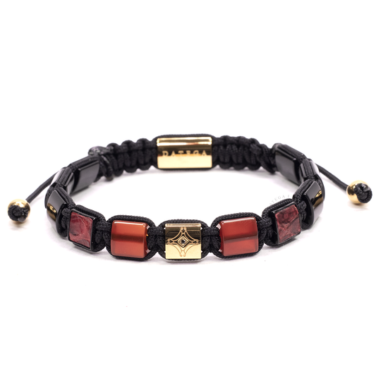 Carnelian & Python Star Bracelet