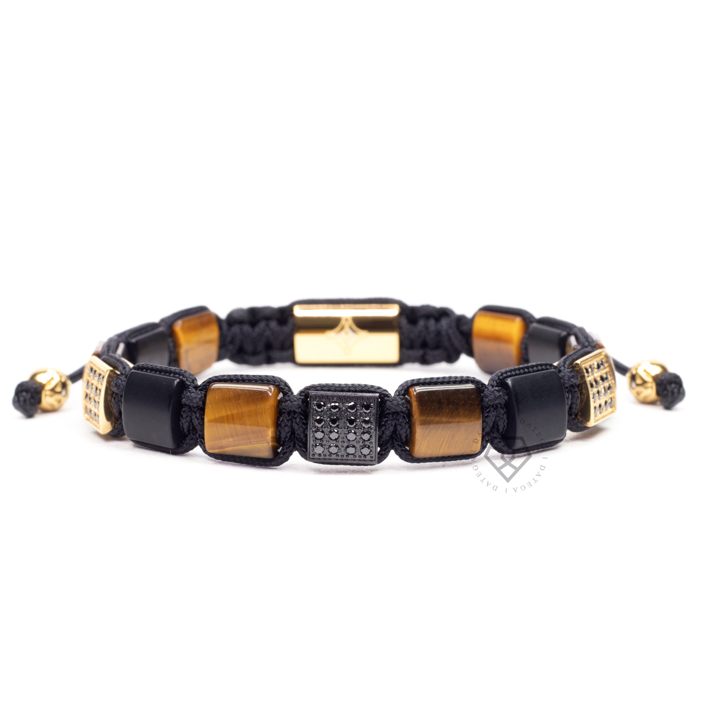 The Cairo Flatbead - Onyx & Tiger Eye