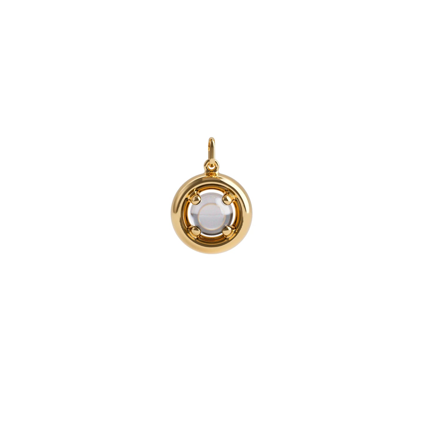 Heart Locket Charm Necklace - Yellow Gold