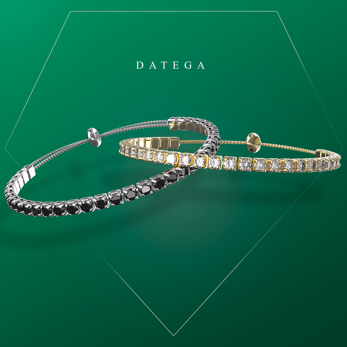Yellow Gold Tennis Bracelet