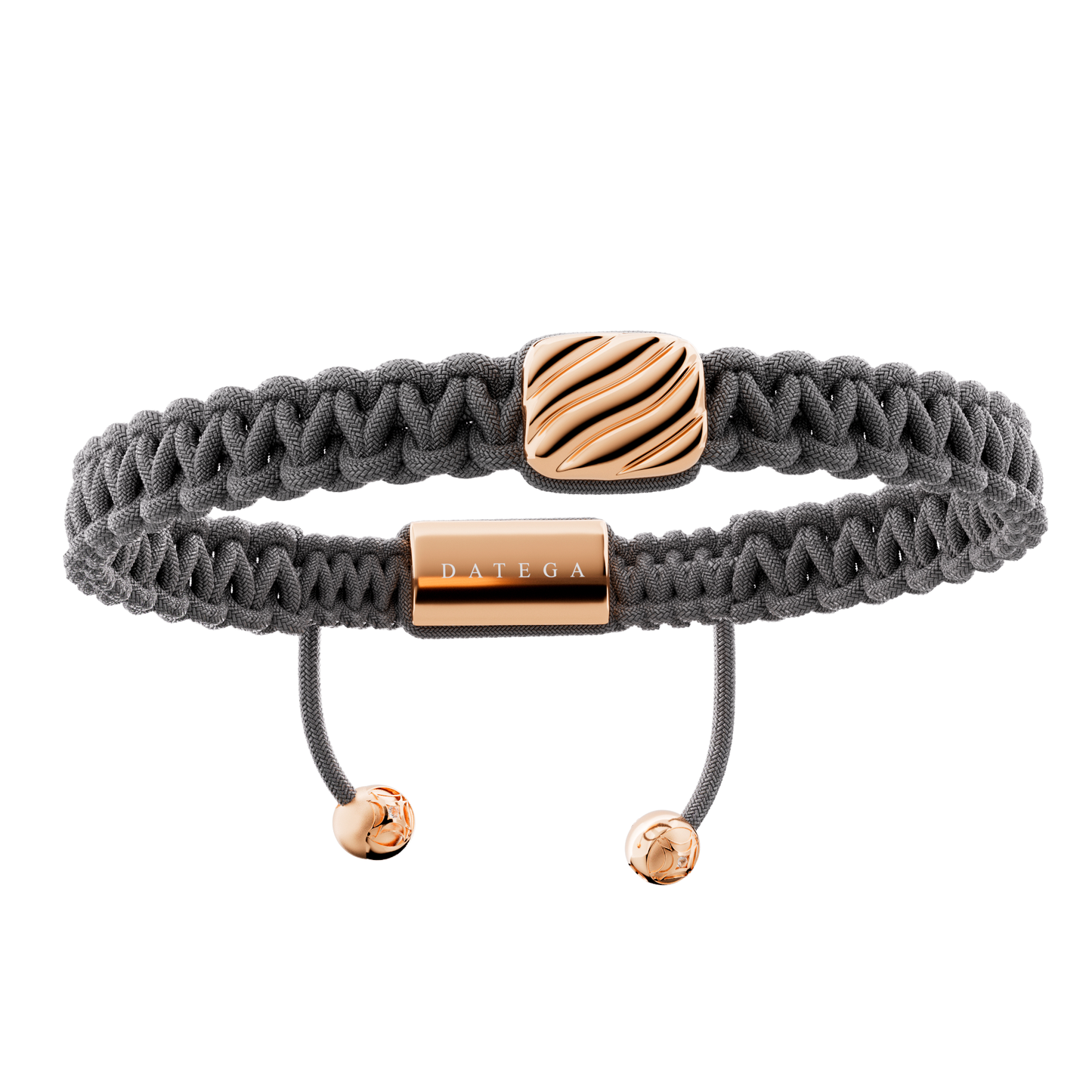 Pacific Aura Rose Gold Simple - Black Rope