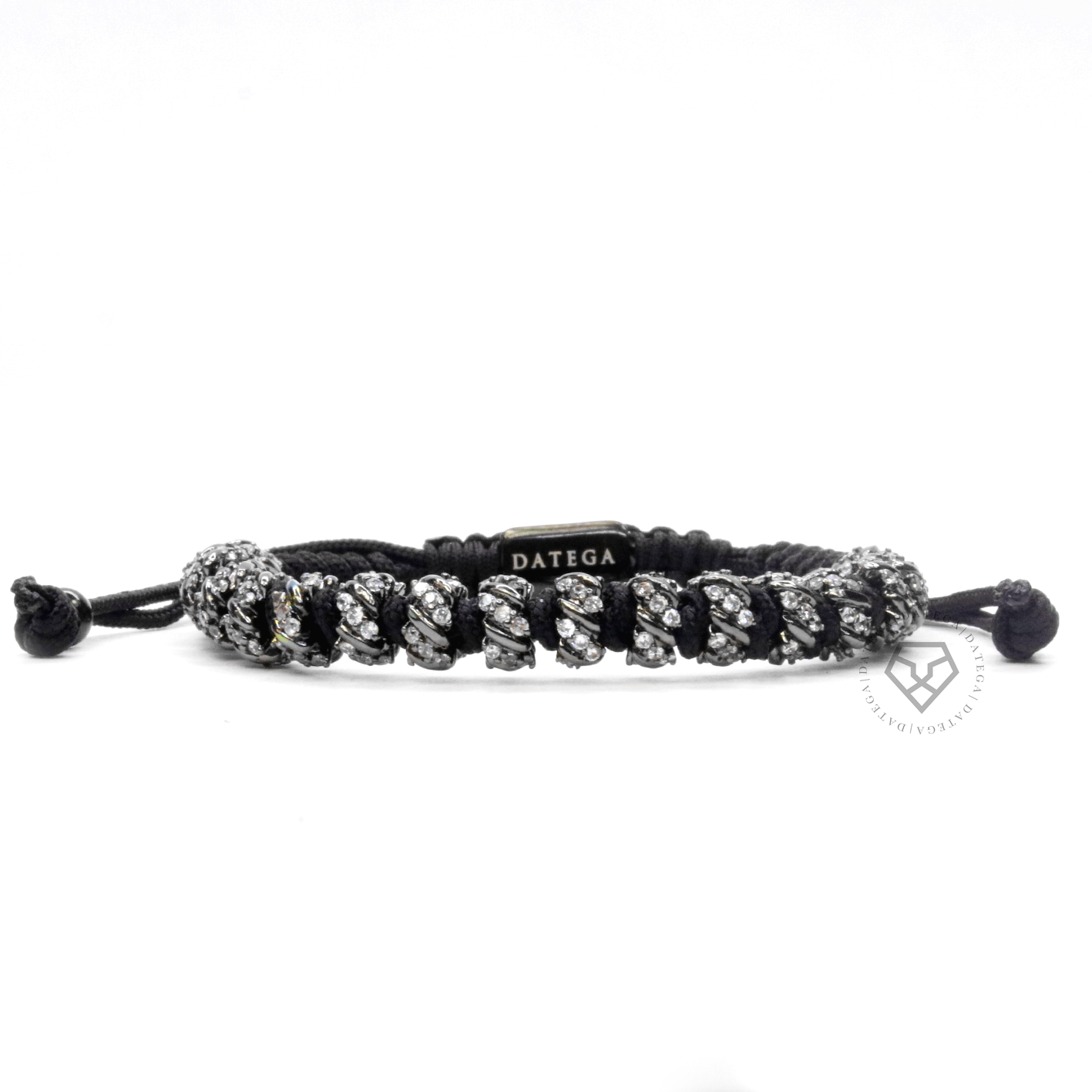 Rhodium Chain Multistoppers Clear Cz