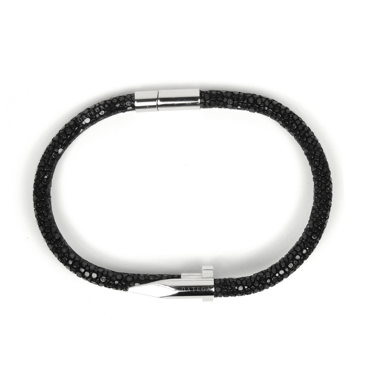 Nail White Gold Black Stingray