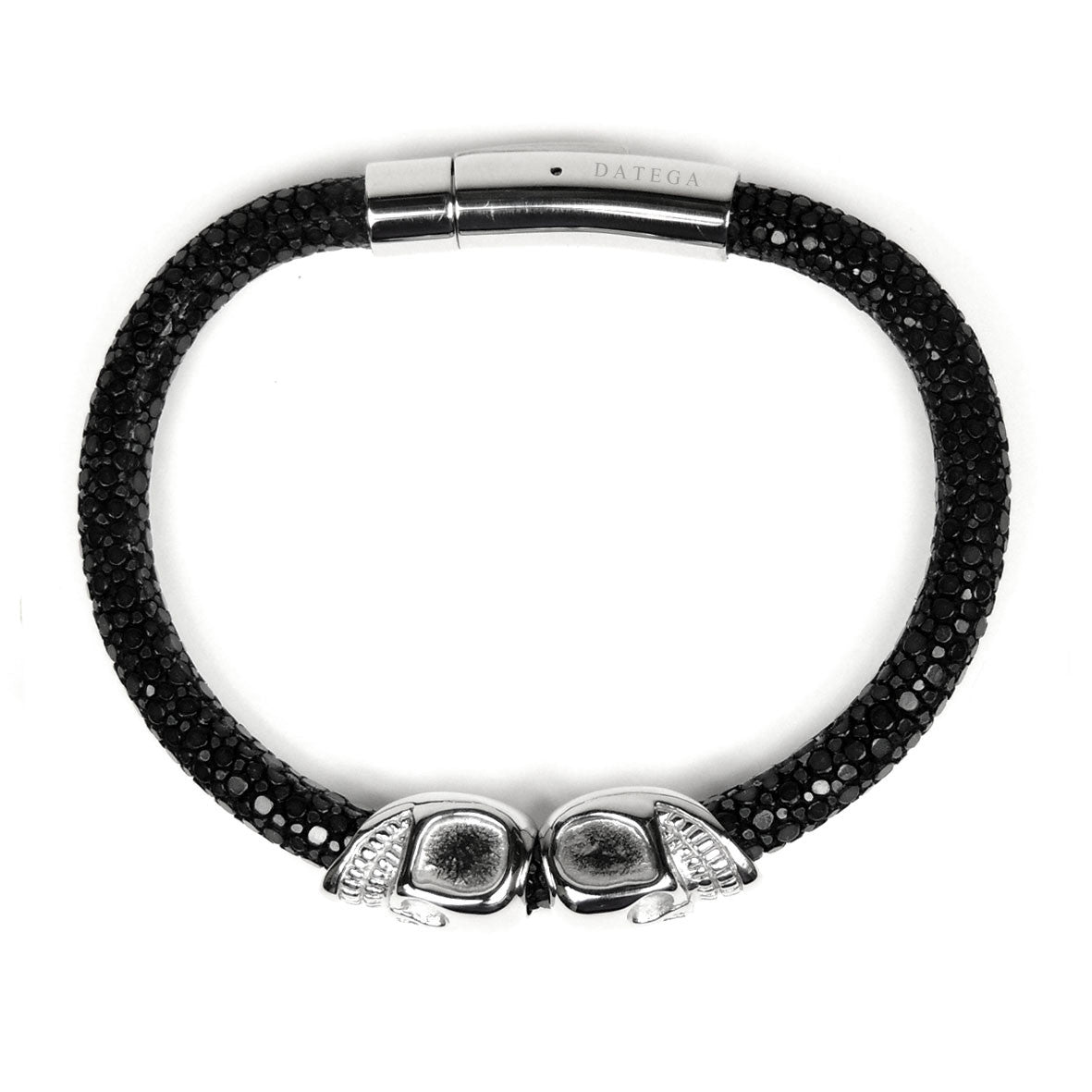 Twinskull White Gold Black Stingray