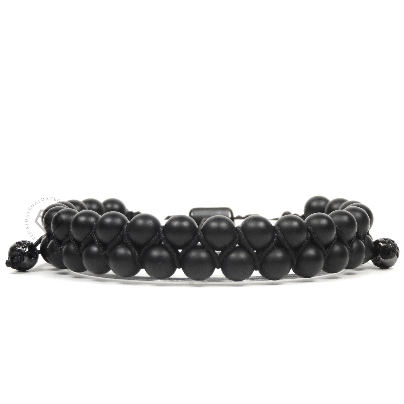 Double Beaded Matte Onyx