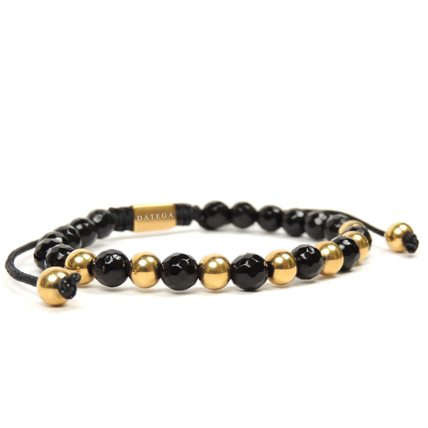 Agate Faceted & Gold