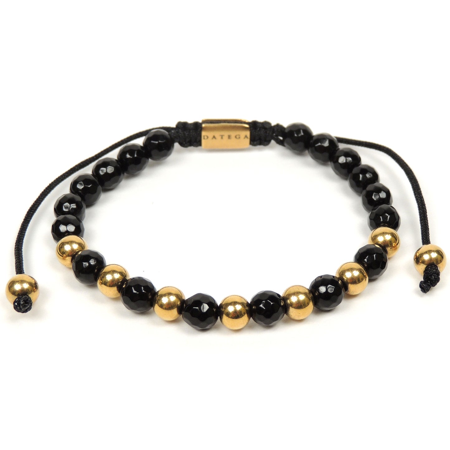 Agate Faceted & Gold