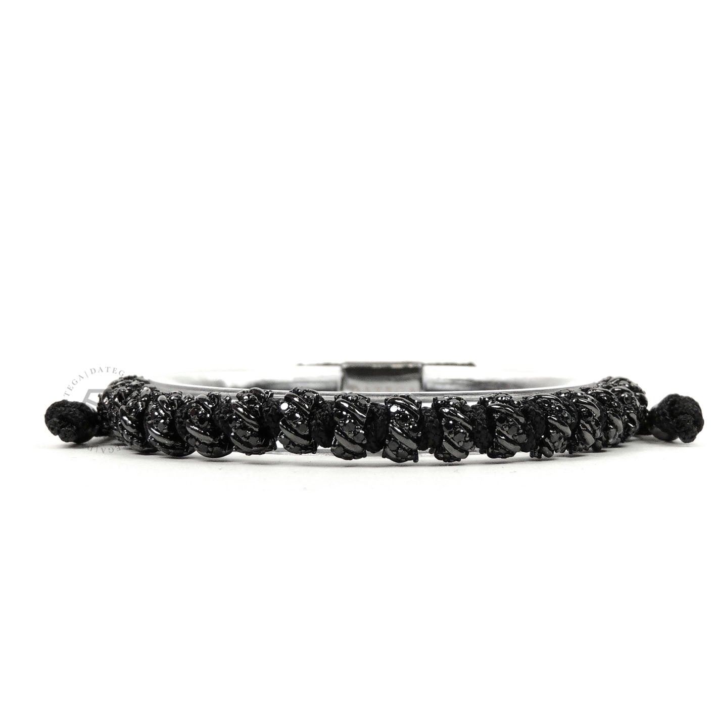 Rhodium Cz Chain Multistoppers