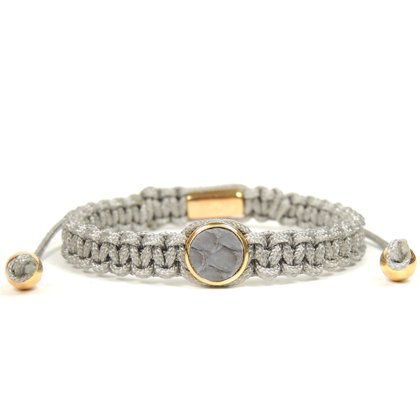 Simple Round Yellow Gold Gray Python