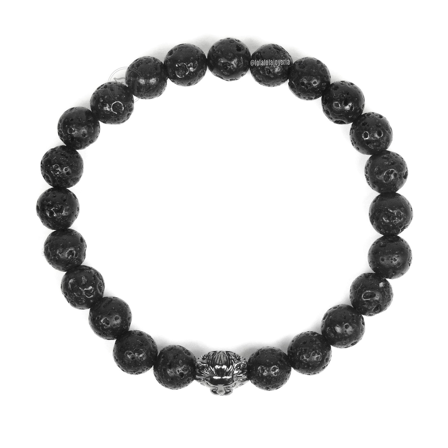 Lion Ruthenium & Lava Stone