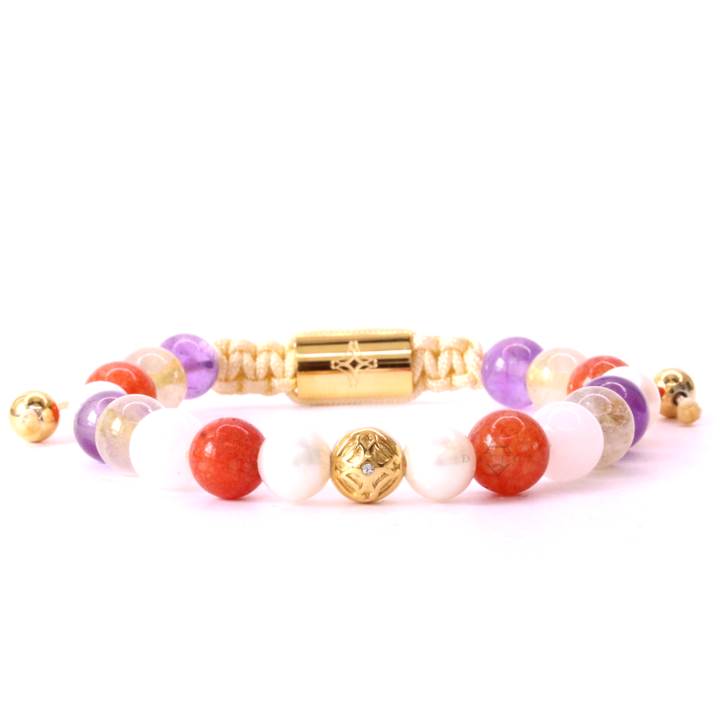 Carnelian, Pearl & Amethyst