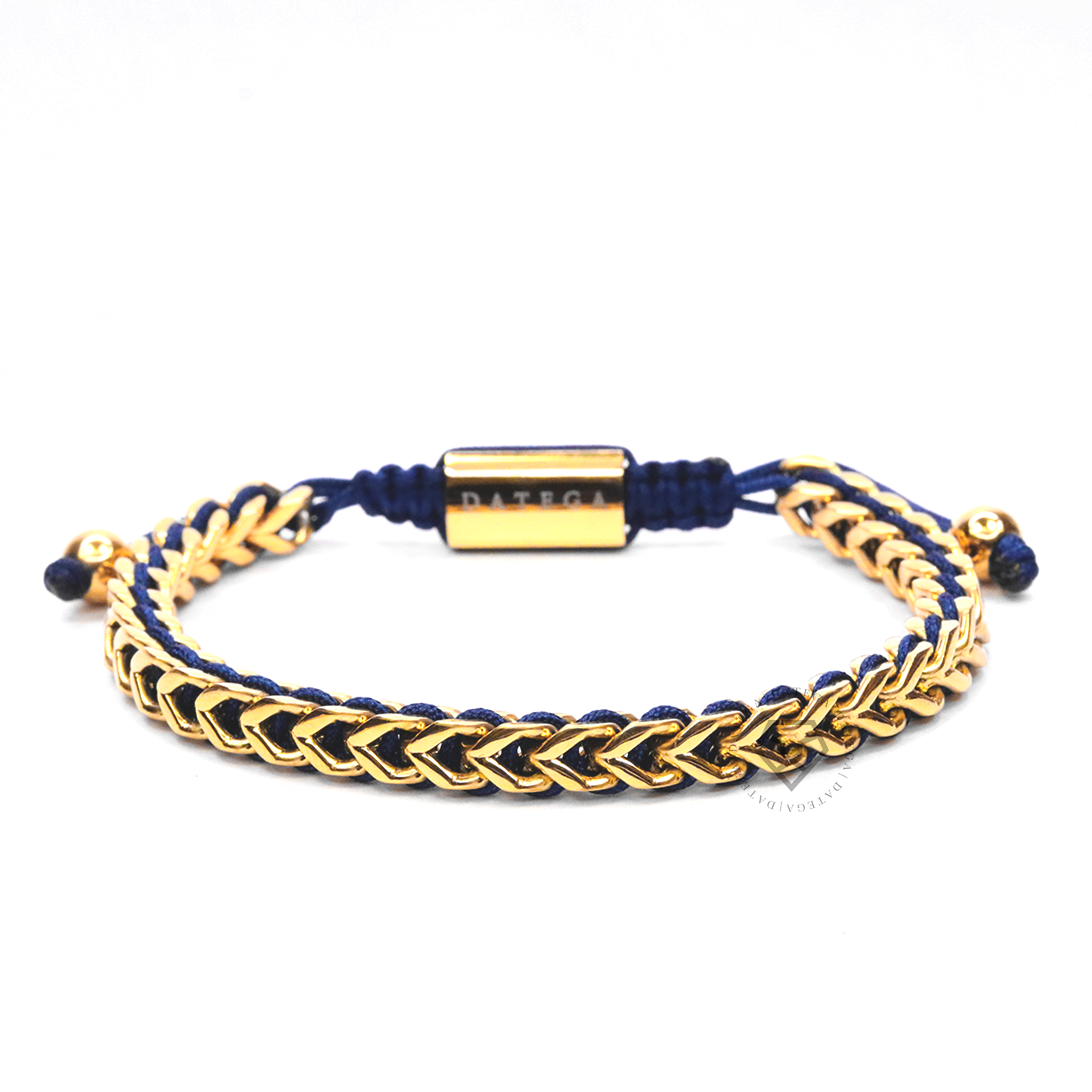 Spiked Yellow Gold & Blue
