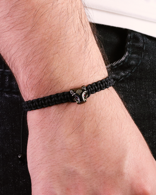 Grand Jaguar Ruthenium & Black Rope