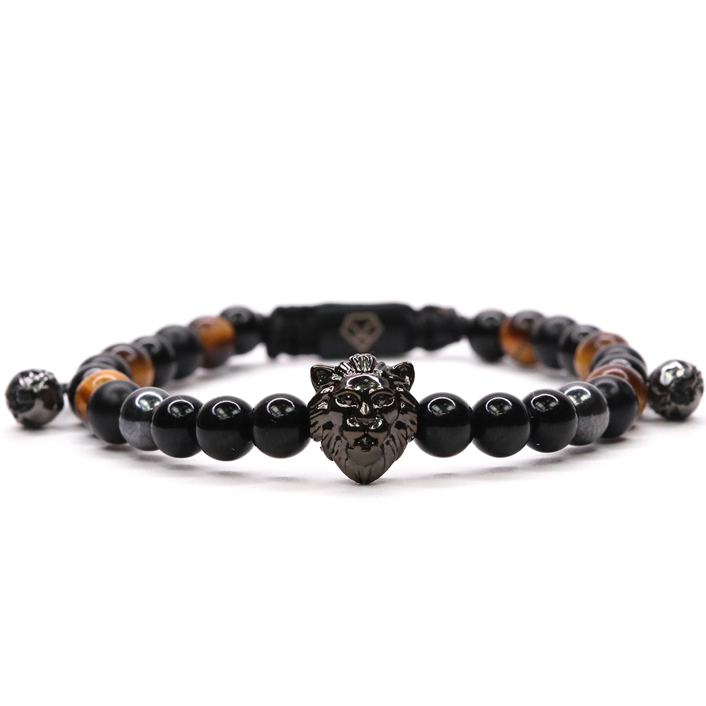 Lion Ruthenium, Onyx & Tiger Eye