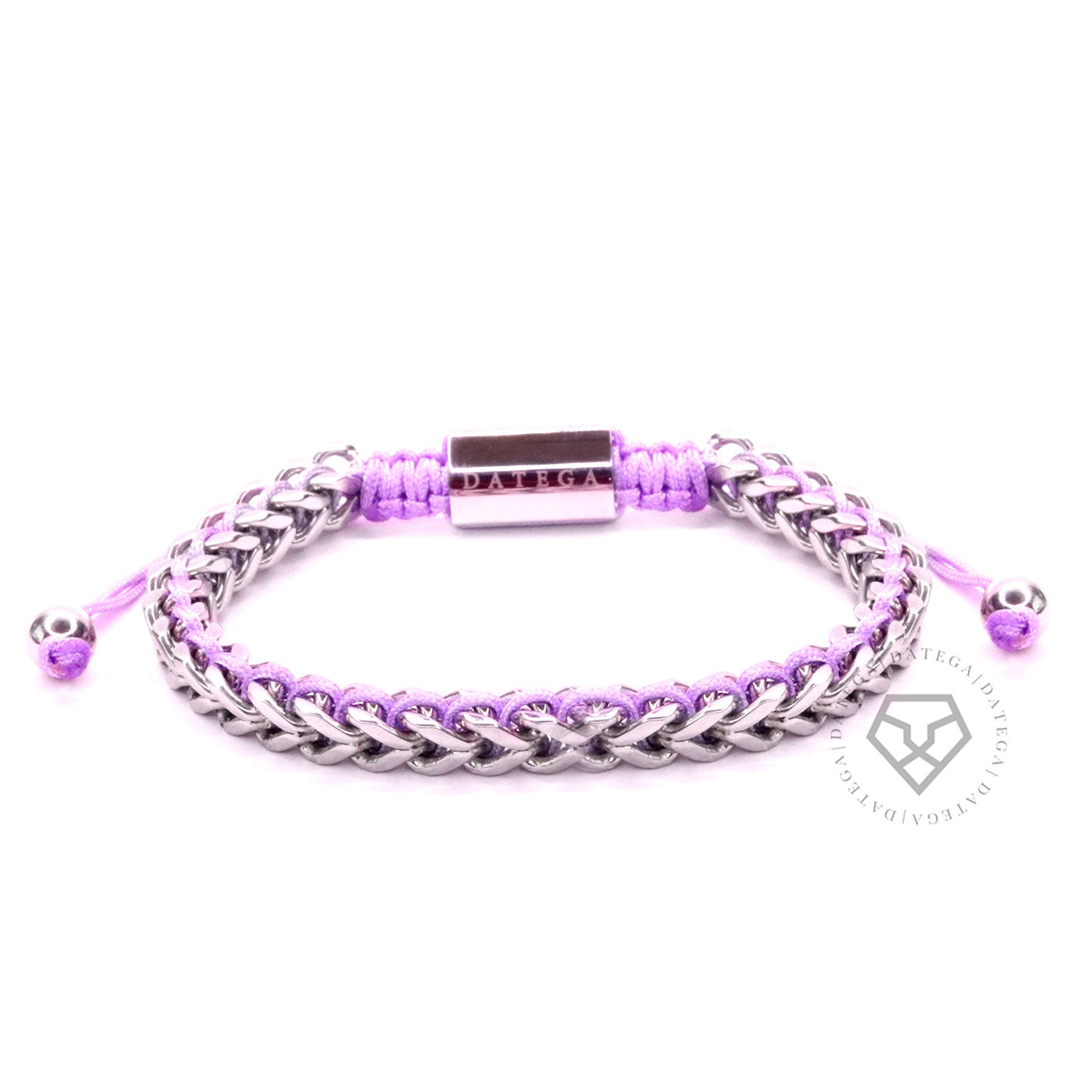 Spiked White Gold & Purple
