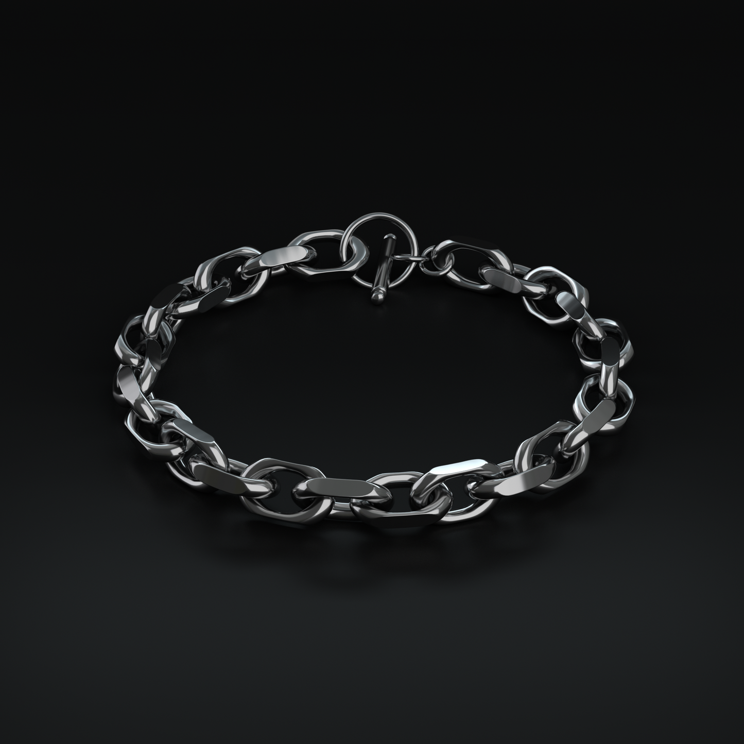 Brooklyn Linked Chain Ruthenium