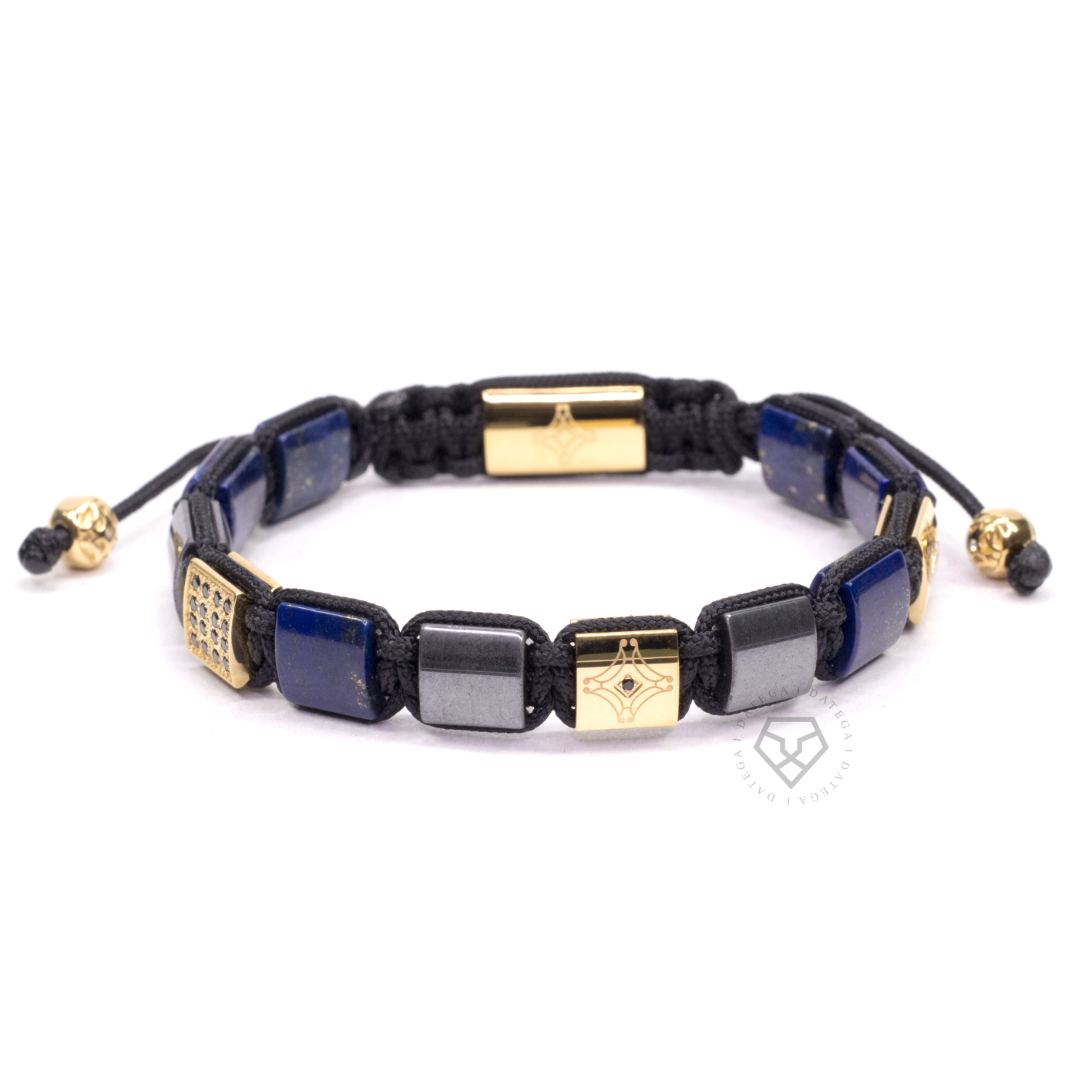 Hematite & Lapis Lazuli Star Bracelet