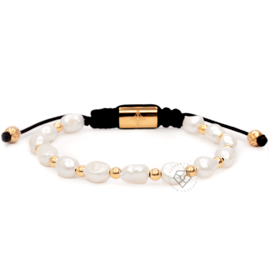 Barroque Pearl & Gold Bracelet