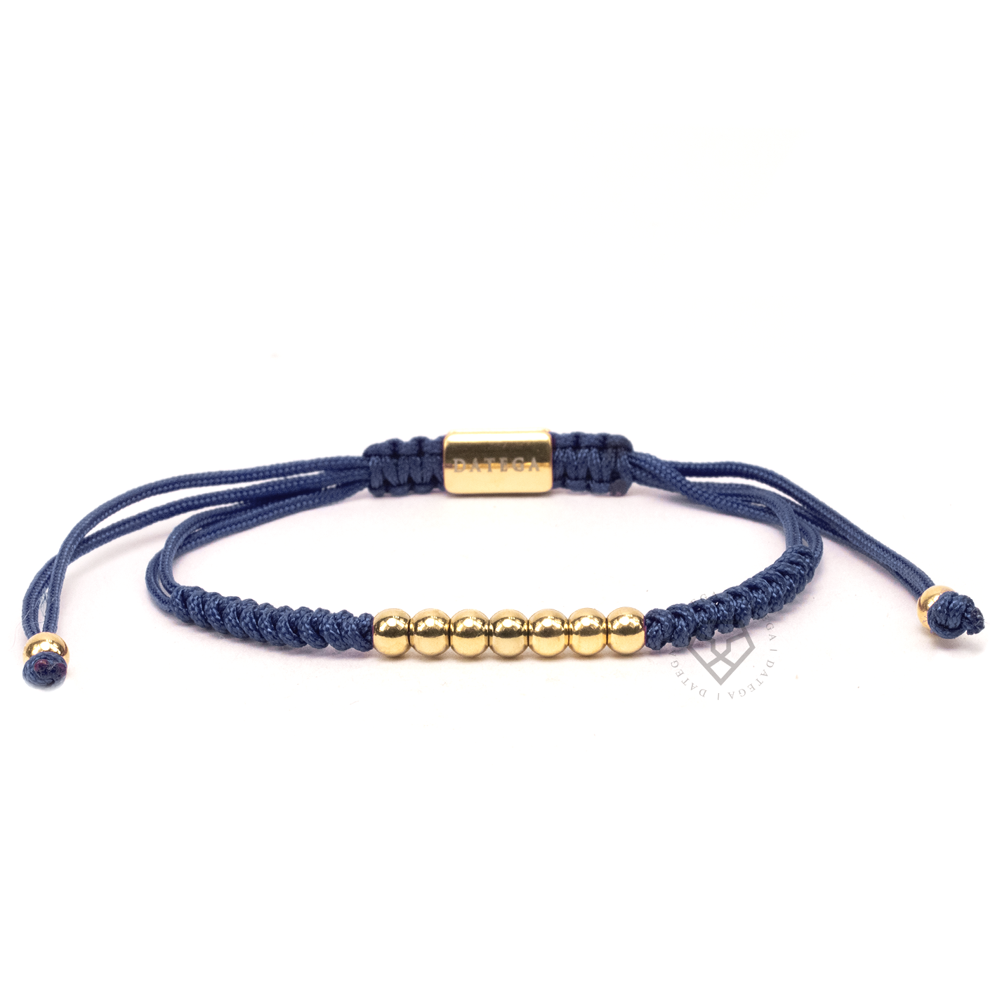 Yellow Gold Zeven Bracelet - Blue Navy