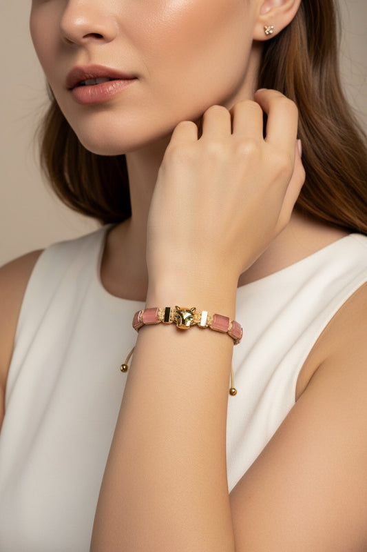 Grand Jaguar Pink Eclat Bracelet