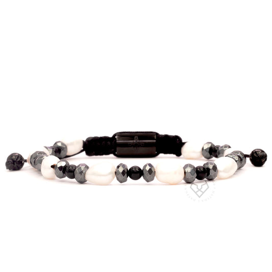 Pearl & Onyx Bracelet
