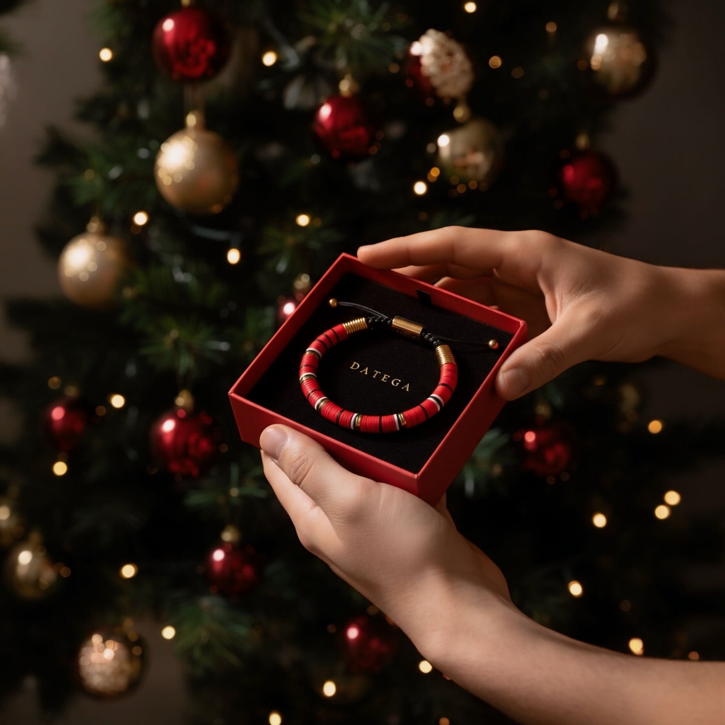 Havana Red & Yellow Gold Bracelet