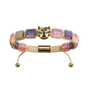 Grand Jaguar Yellow Gold, Amethyst & Rose Quartz