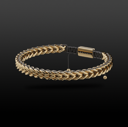 Spiked Yellow Gold & Black