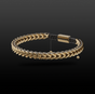 Spiked Yellow Gold & Black