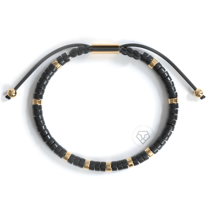 Onyx & Yellow Gold Capri Bracelet - Extra