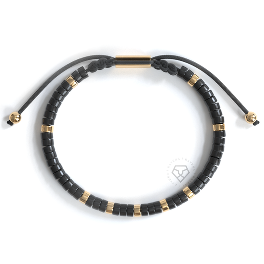Onyx & Yellow Gold Capri Bracelet
