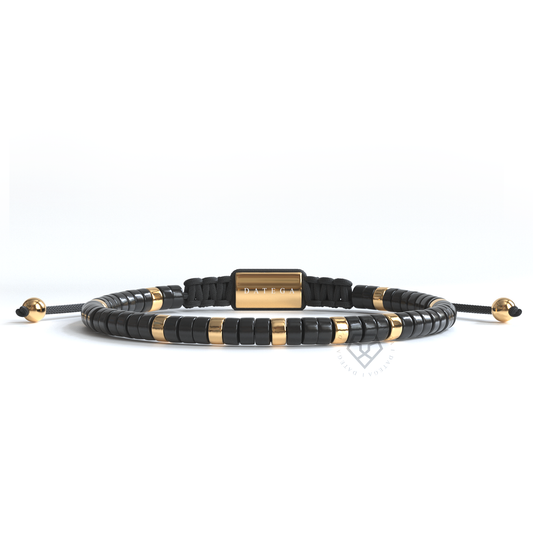 Onyx & Yellow Gold Capri Bracelet - Extra