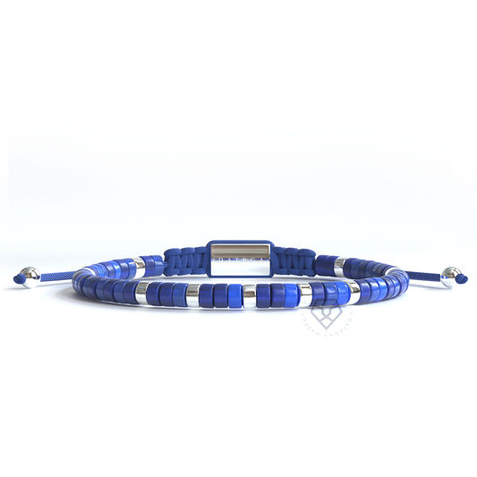 Lapis Lazuli & White Gold Capri Bracelet
