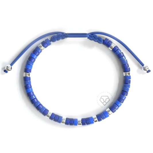 Lapis Lazuli & White Gold Capri Bracelet