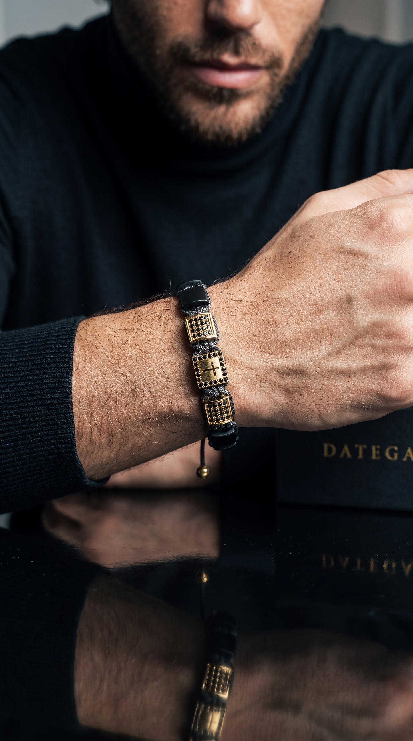 Eternal Cross Trinity Yellow Gold & Swarovski