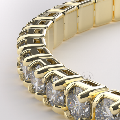 Yellow Gold Tennis Bracelet