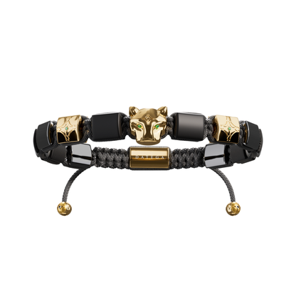 Grand Jaguar Yellow Gold Onyx Star