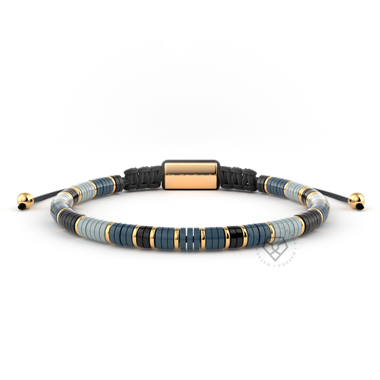 Havana Dark & Yellow Gold Bracelet