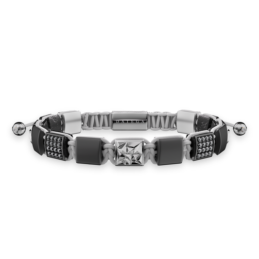 Swarovski Fenix Bracelet - Gray Rope