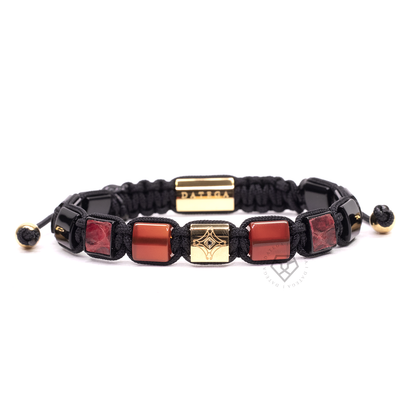 Carnelian & Python Star Bracelet
