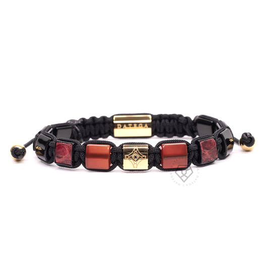 Carnelian & Python Star Bracelet