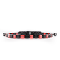 Onyx & Carnelian Block Bracelet