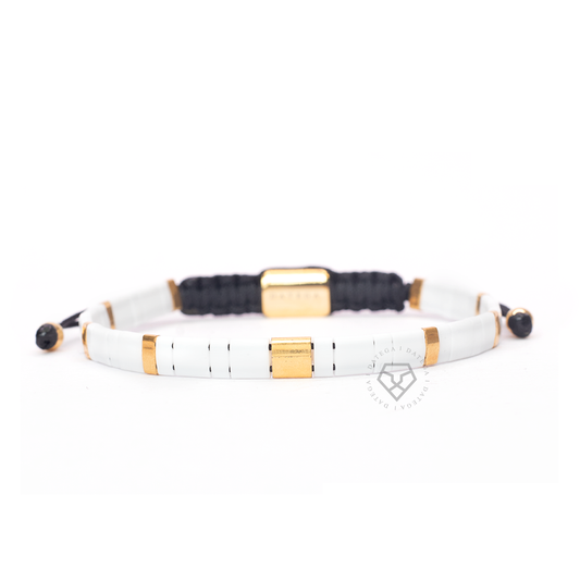 White & Gold Maui Bracelet
