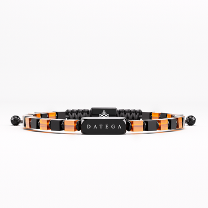 Onyx, Tiger Eye & DATEGA Block Bracelet