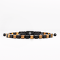 Onyx & Tiger Eye Block Bracelet
