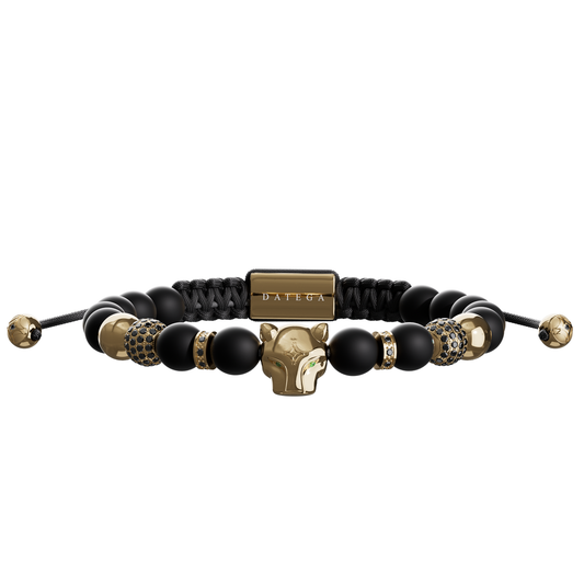 Grand Jaguar Yellow Gold & Onyx