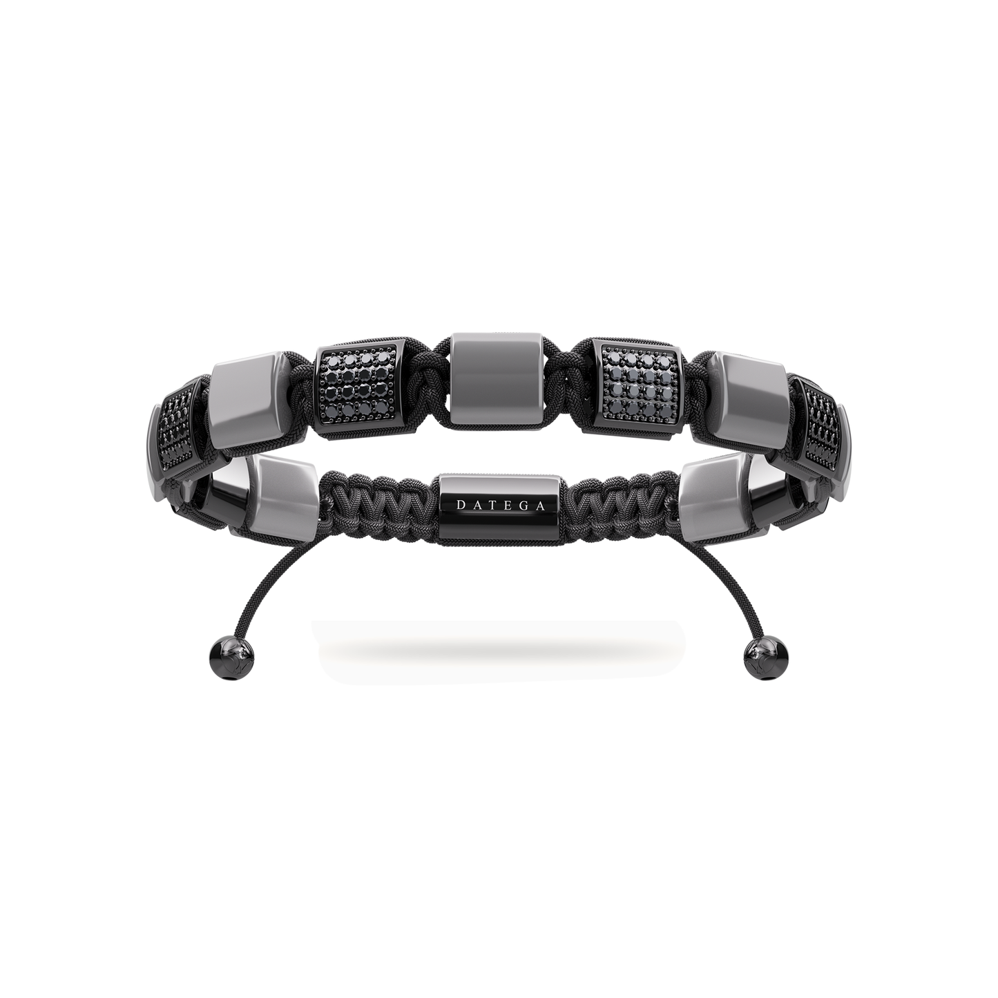 The Cairo Flatbead - Hematite & Swarovski